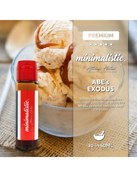 Minimalistic – Mix-Shake-Vape 30/60ML – Abe’s Exodus