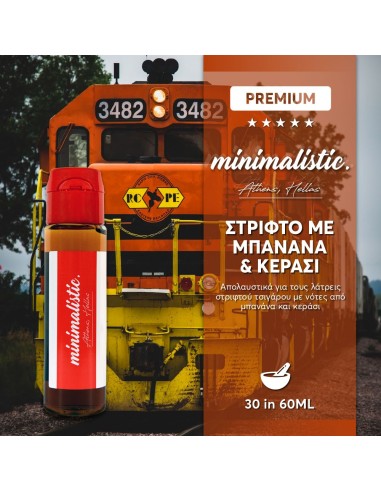 Minimalistic Mix-Shake-Vape 30/60ML - Rolling Tobacco, Banana, Cherry