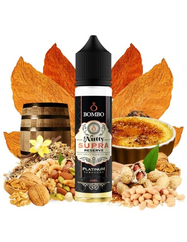 Bombo Platinum Tobaccos Nutty Supra Reserve 20ml/60ml Flavorshot