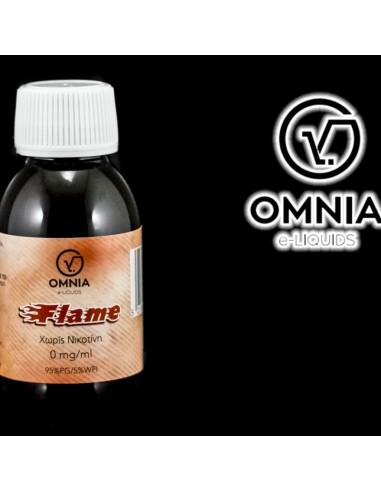 Omnia Βάση Ατμιστική Flame 0mg (100ml)