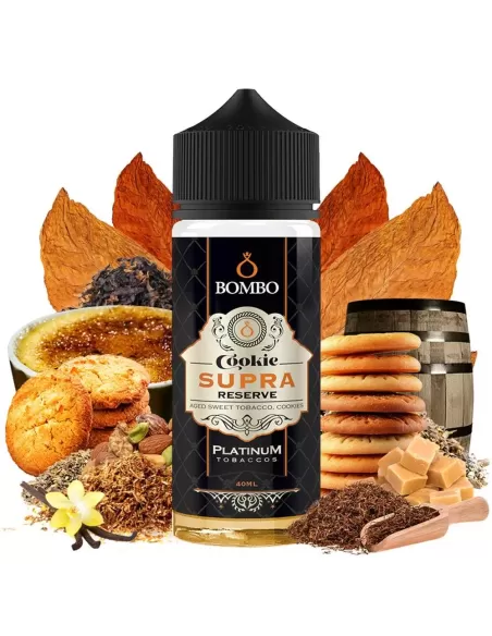 BOMBO PLATINUM TOBACCOS COOKIE SUPRA RESERVE 40ML/120ML FLAVORSHOT