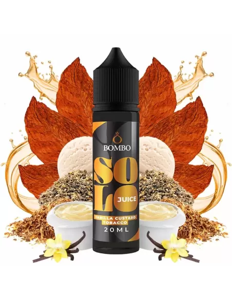 Bombo Solo Juice Vanilla Custard Tobacco 20ml/60ml Flavorshot